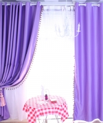 紫羅蘭色遮光窗簾